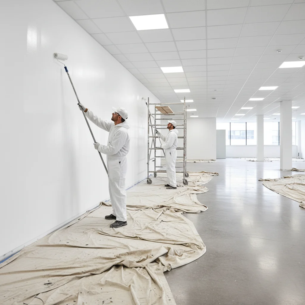 Painting and Decorating service - professional construction work